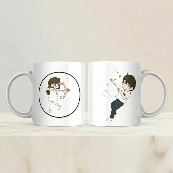 White_Ceramic_Couple_Illustration_Coffee_Mug_Set_Of_2