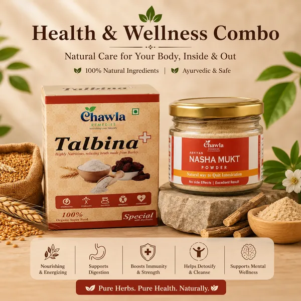 Chawla_Remedies_Nasha_Mukti_De_Addiction_Herbal_Powder_And_Talbina_Barley_Superfood_Nutritional_Powder_Combo_Pack_Of_2