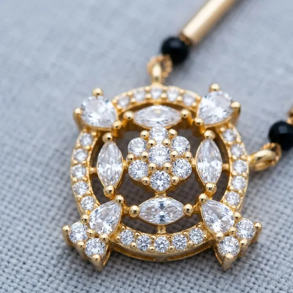 Gold_Plated_Cz_Stone_Single_Strand_Mangalsutra_For_Women