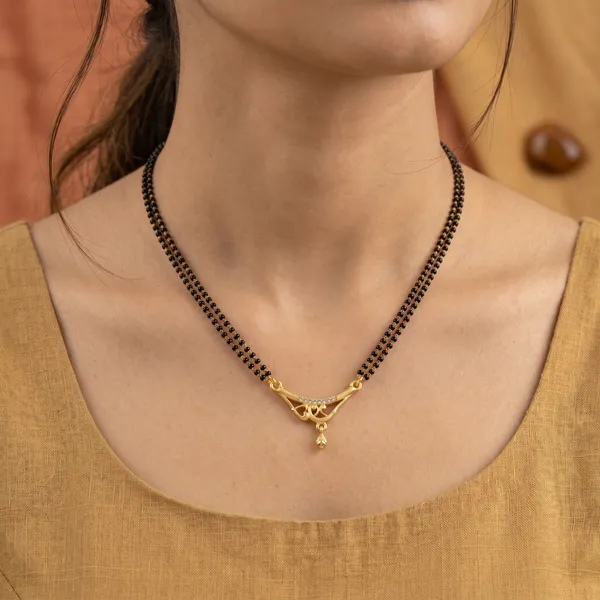 Elite_Fancy_Gold_Plated_Double_Layer_Mangalsutra_For_Women