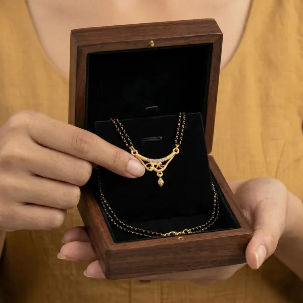 Elite_Fancy_Gold_Plated_Double_Layer_Mangalsutra_For_Women