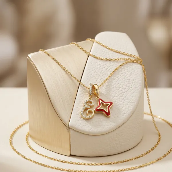 Gold_Plated_Snake_Chain_Initial_Charm_Necklace_For_Women