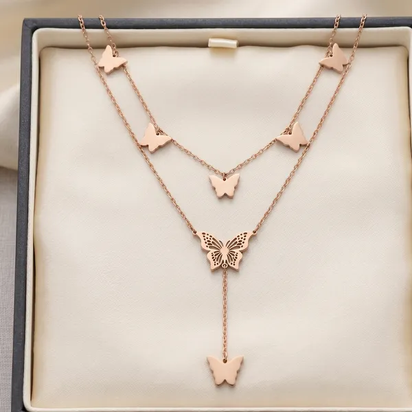 Rose_Gold_Stainless_Steel_Multi_Layered_Pendant_Necklace_For_Women