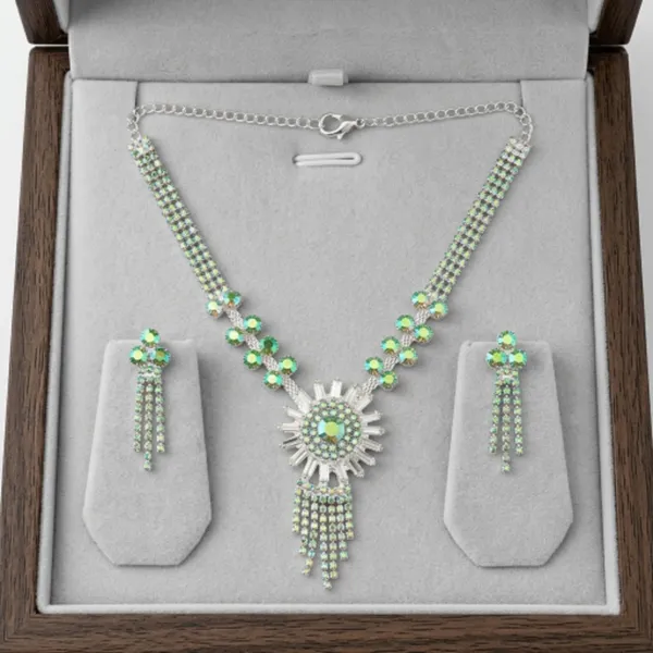 Silver_Plated_Aurora_Borealis_Rhinestone_Necklace_Earrings_Set_For_Women