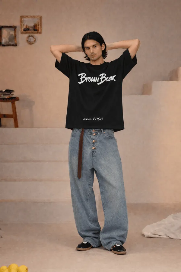 Brown_Bear_Customise_Black_Tee