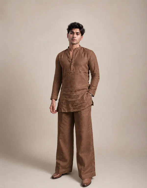 BROWN_COTTON_KURTA_(FULL_PAIR)