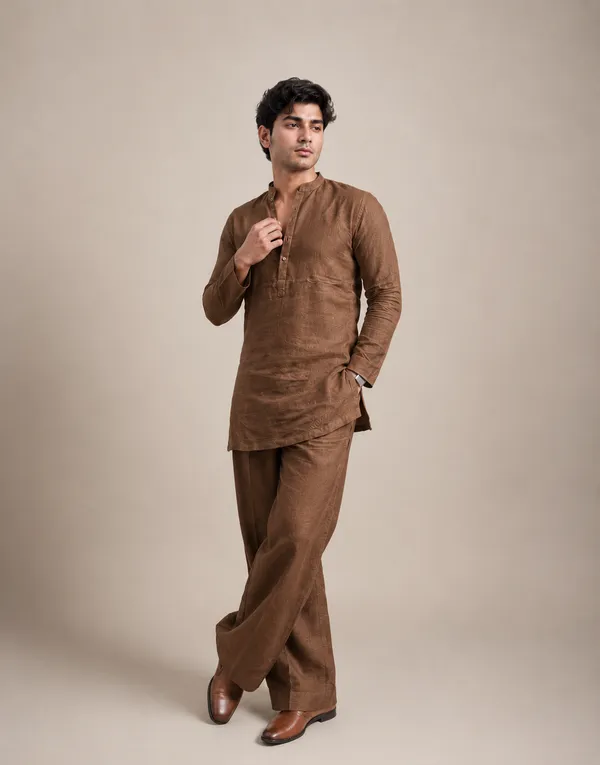 BROWN_COTTON_KURTA_(FULL_PAIR)