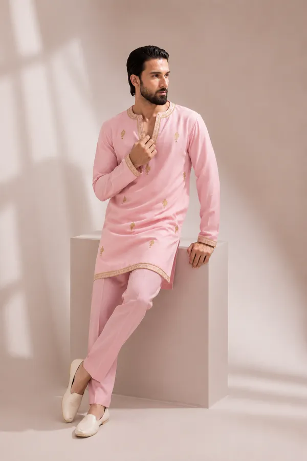 Blush_Pink_Embroidered_Kurta_Set_for_Men