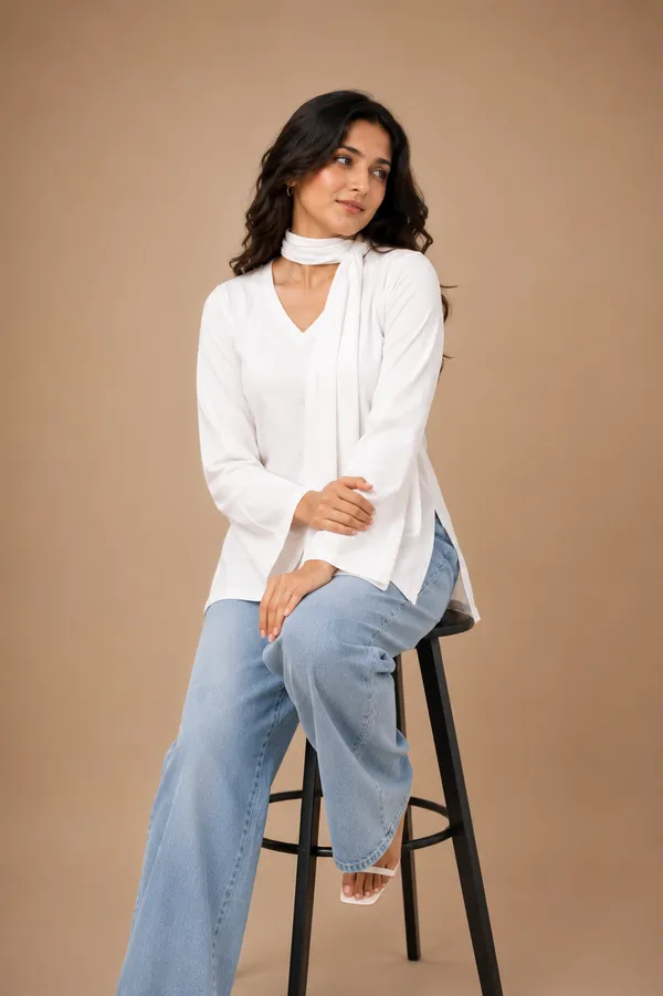 IVORY_GRACE_SCARF_KURTA_
