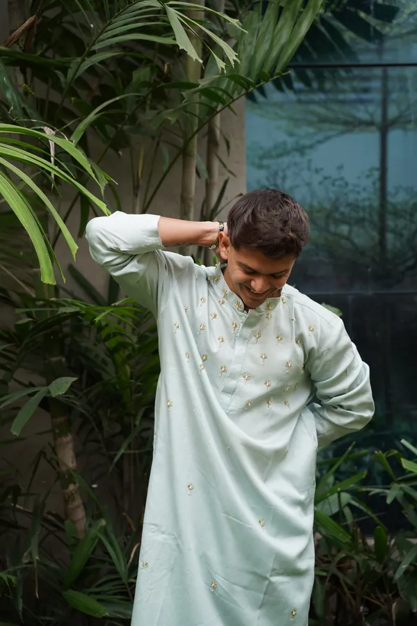 Ocean_blue_kurta_full_set