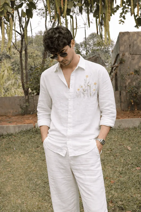 White_Flower_Shirt