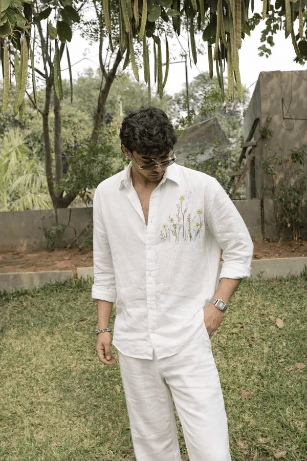 White_Flower_Shirt