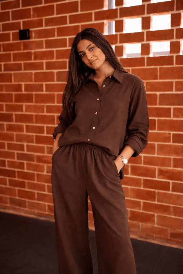 Cotton_Linen_Brown_Co-Ord_Set
