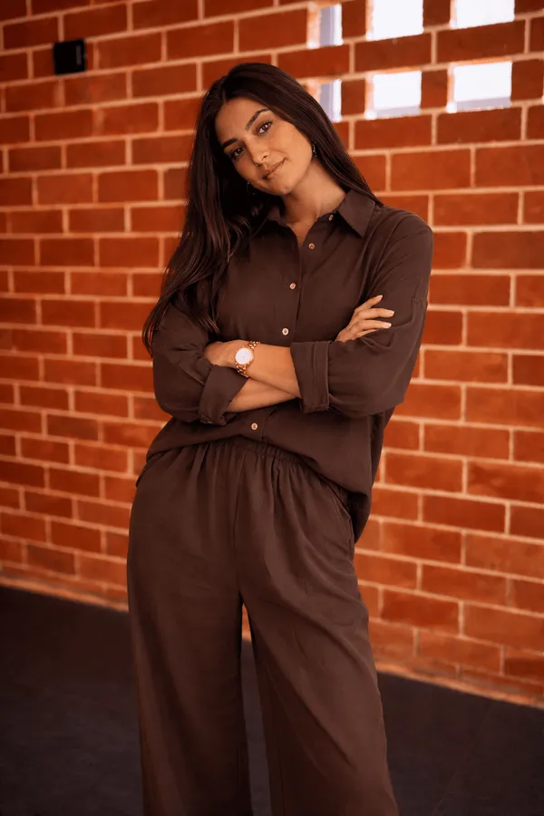 Cotton_Linen_Brown_Co-Ord_Set