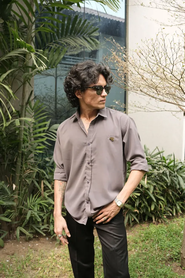 African_Fabric_Grey_Shirt