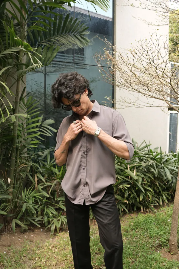 African_Fabric_Grey_Shirt