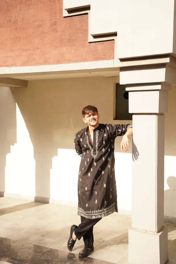 Black_heavy_embroidery_kurta_full_set