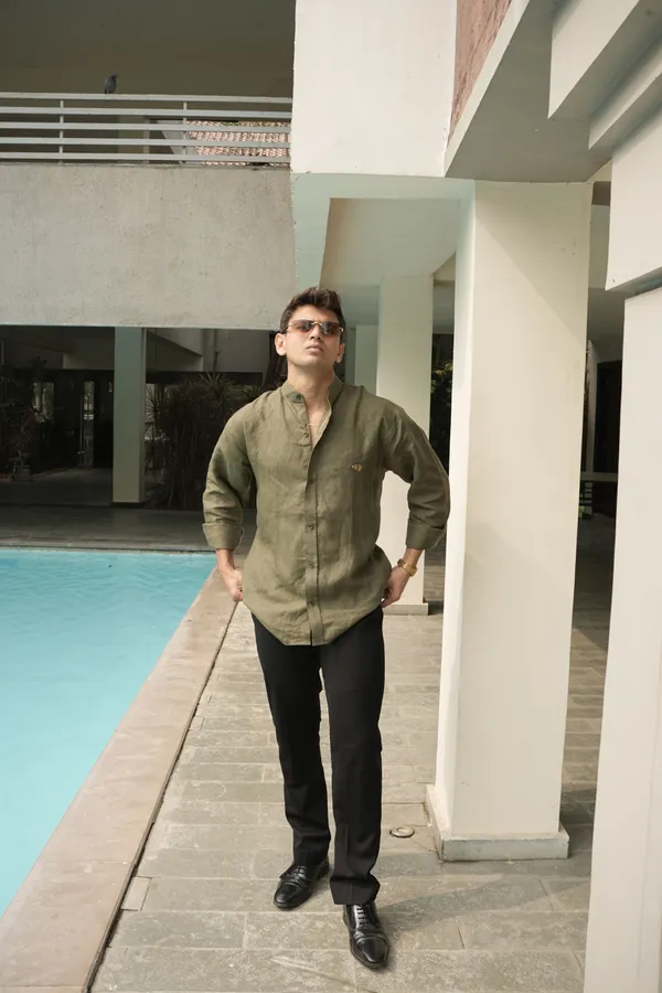 Linen_Olive_Green_Shirt