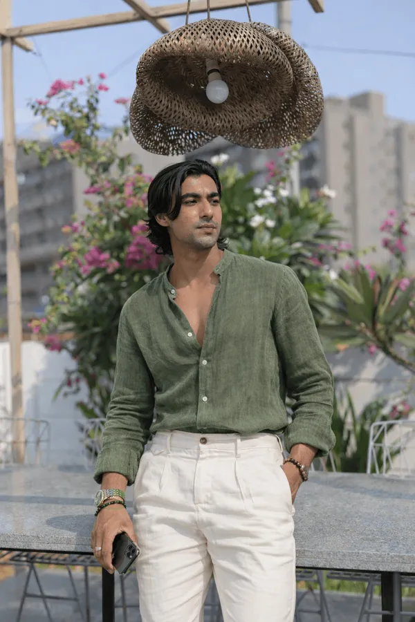 Olive_Green_Linen_Shirt