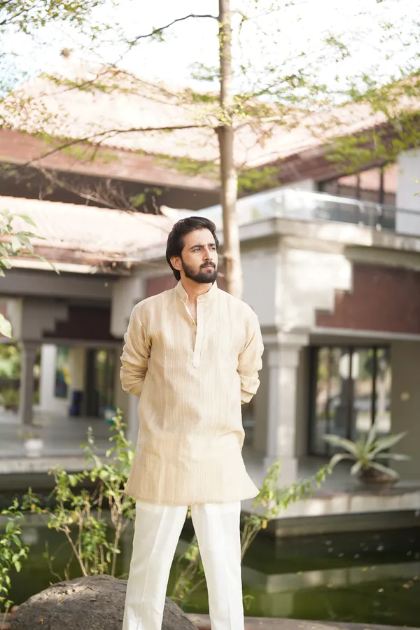 Golden_tissu_fabric_kurta_full_set
