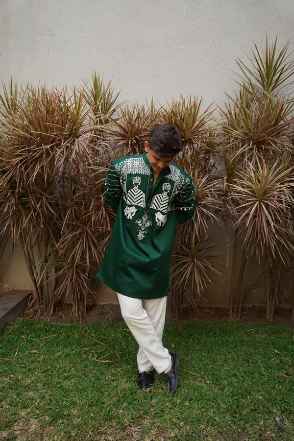 Green_embroidery_kurta_full_set