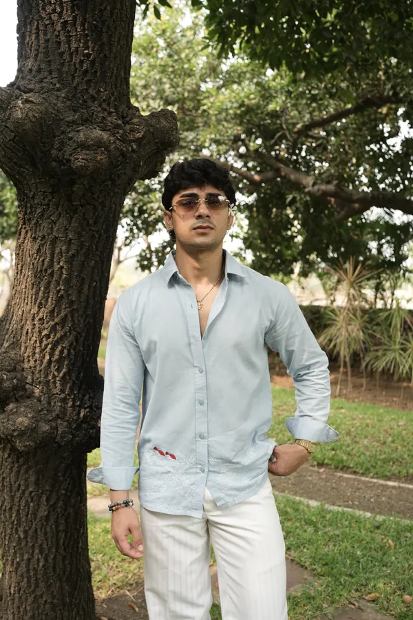 Customised_Ocean_Blue_Shirt
