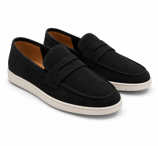Men's_Black_Textured_Casual_Loafers