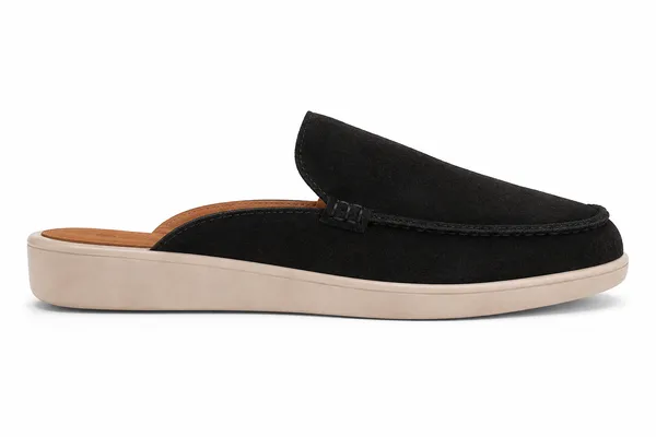 Men's_Black_Textured_Slip-On_Loafers