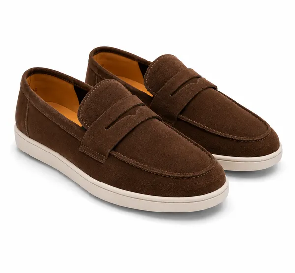 Men's_Brown_Textured_Casual_Loafers