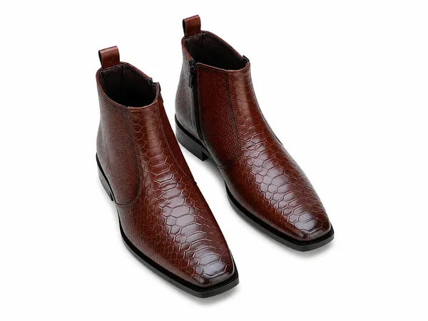 Men's_Brown_Textured_Chelsea_Ankle_Boots
