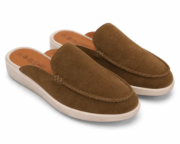 Men's_Brown_Textured_Slip-On_Loafers