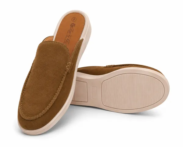 Men's_Brown_Textured_Slip-On_Loafers