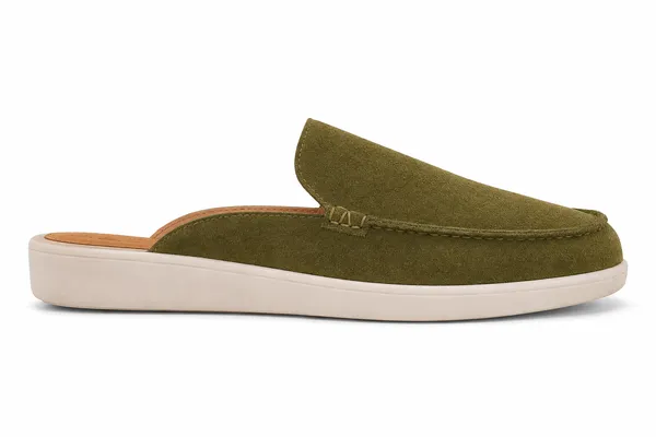 Men's_Green_Textured_Slip-On_Loafers
