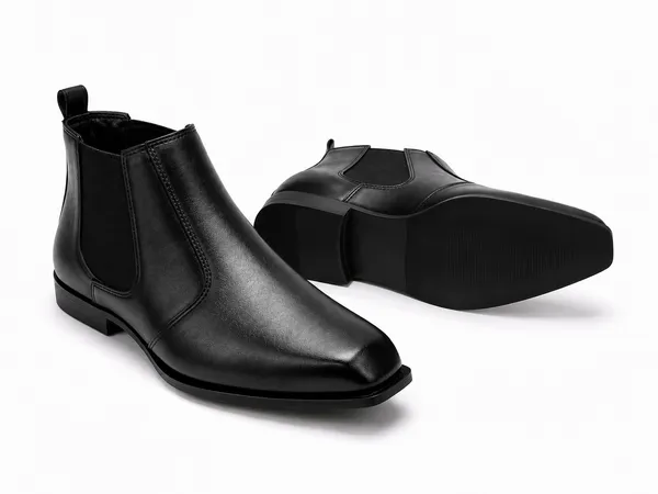 Men's_Premium_Black_T-Shape_Chelsea_Boots