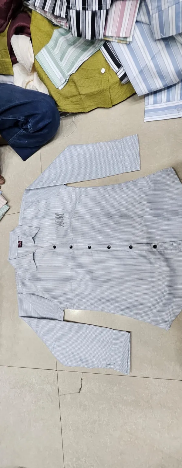 White_Cotton_Striped_Regular_Full_Sleeve_Formal_Shirt_For_Women