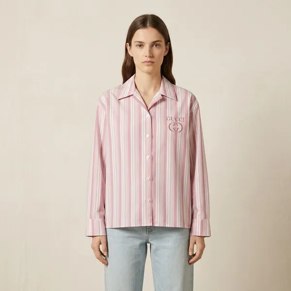 Pink_White_Striped_Cotton_Relaxed_Shirt_For_Women
