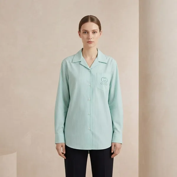 Mint_Green_Cotton_Ribbed_Full_Sleeve_Shirt_For_Women