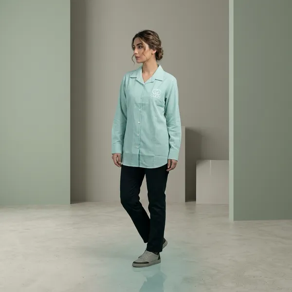 Mint_Green_Cotton_Ribbed_Full_Sleeve_Shirt_For_Women