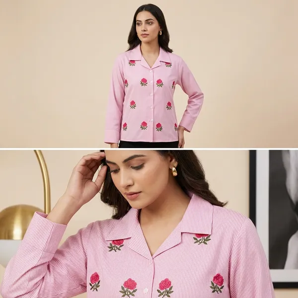 Pink_Cotton_Floral_Embroidered_Relaxed_Shirt_For_Women