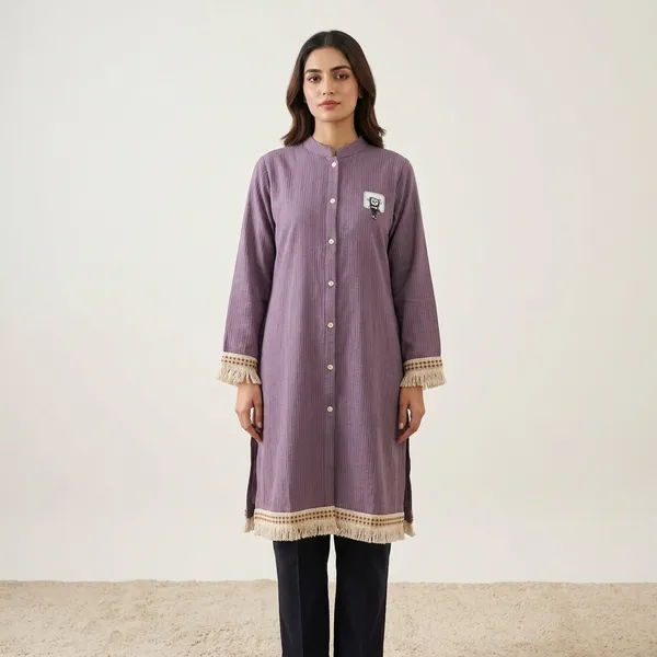 Purple_Crepe_Relaxed_Full_Sleeve_Embroidered_Kurta_For_Women