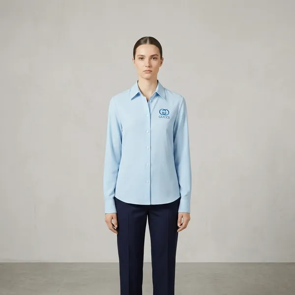 Blue_Crepe_Striped_Regular_Full_Sleeve_Formal_Shirt_For_Women