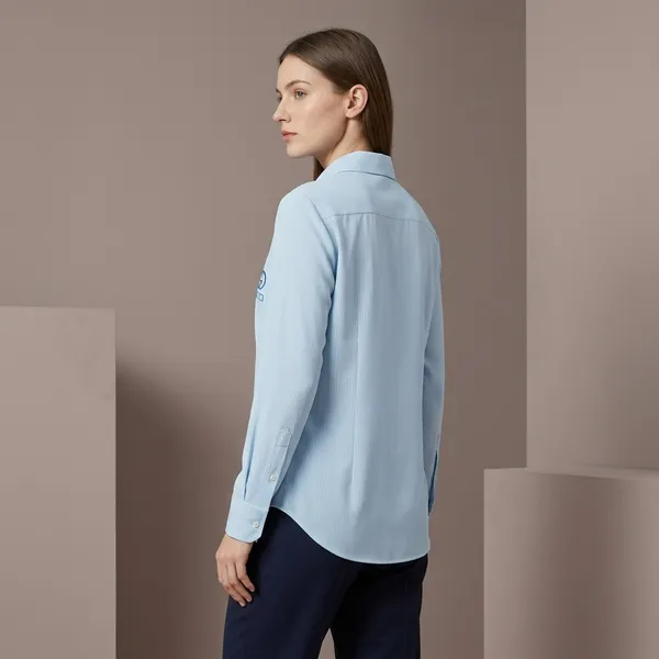 Blue_Crepe_Striped_Regular_Full_Sleeve_Formal_Shirt_For_Women
