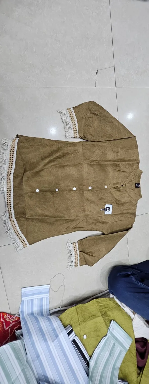 Olive_Crepe_Woven_Fringed_Ethnic_Top_For_Women