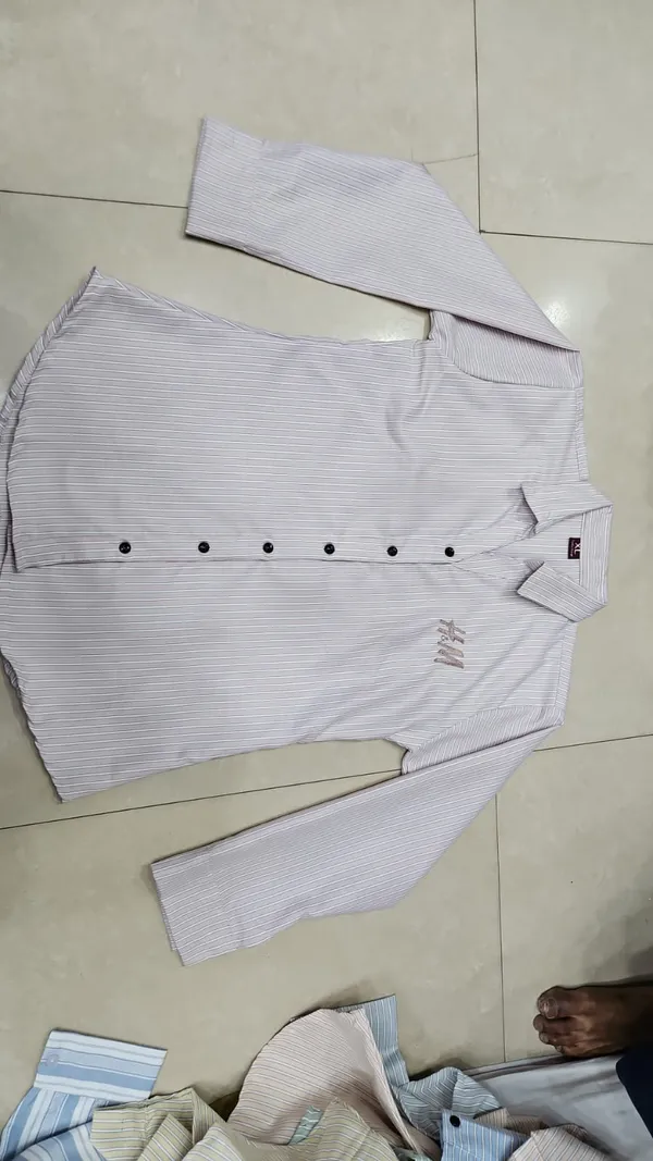 White_Cotton_Striped_Regular_Full_Sleeve_Formal_Shirt_For_Women