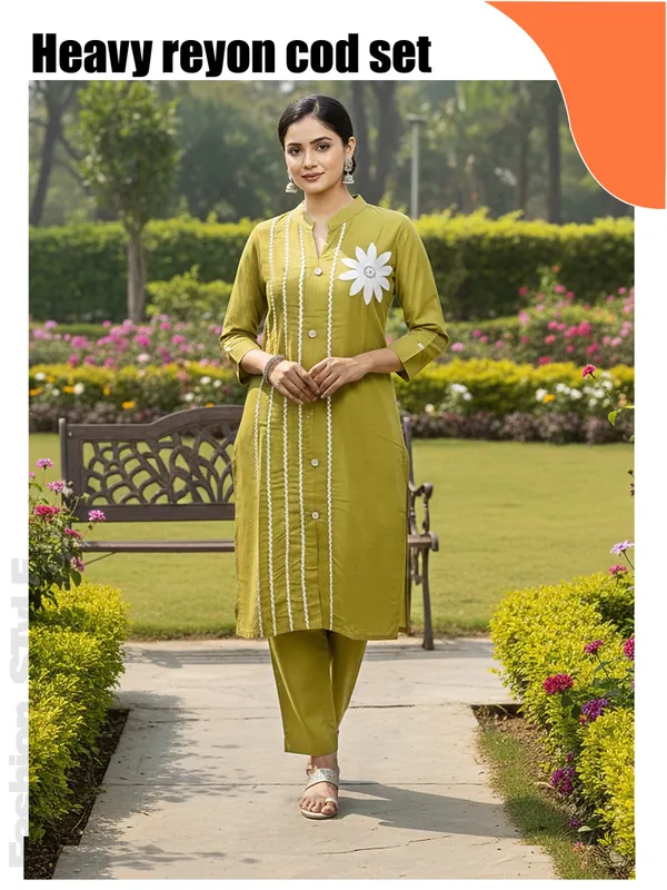 Olive_Green_Rayon_Straight_Embroidered_Kurta_Set_For_Women