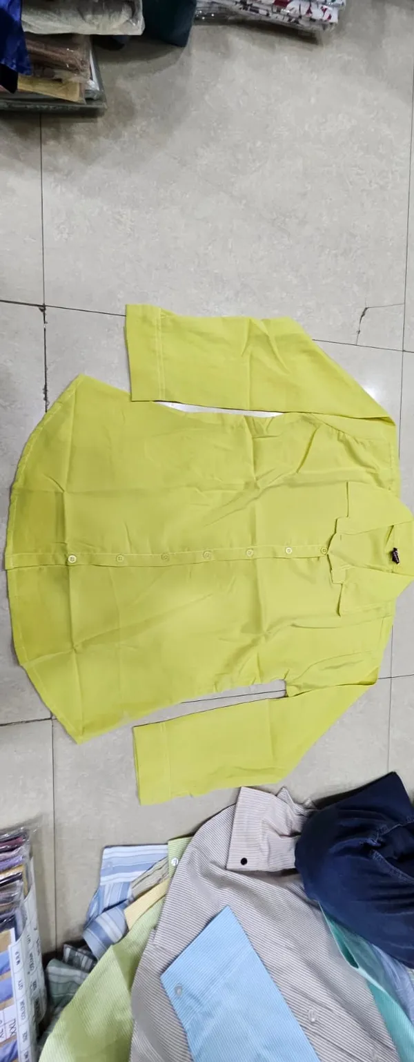 Yellow_Crepe_Relaxed_Full_Sleeve_Casual_Shirt_For_Women