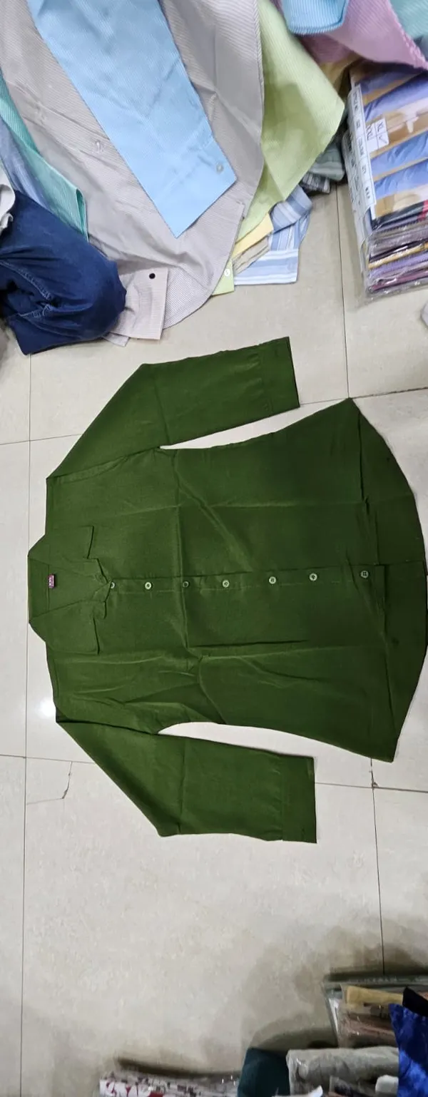 Olive_Green_Cotton_Relaxed_Long_Sleeve_Shirt_For_Men