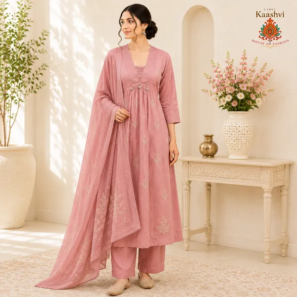 Mauve_Pink_Cotton_Kurta_Pant_Dupatta_For_Women