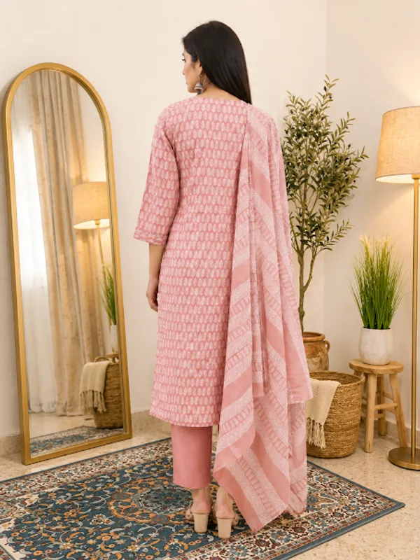 Blush_Pink_Cotton_Kurta_Pant_Dupatta_For_Women