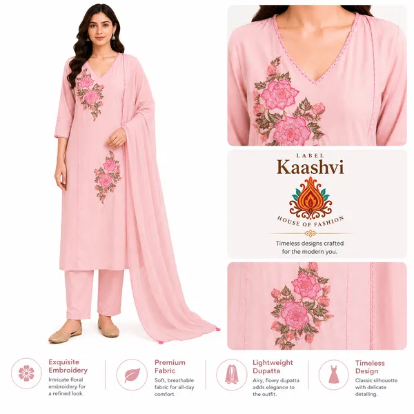 Baby_Pink_Cotton_Kurta_Pant_Dupatta_For_Women